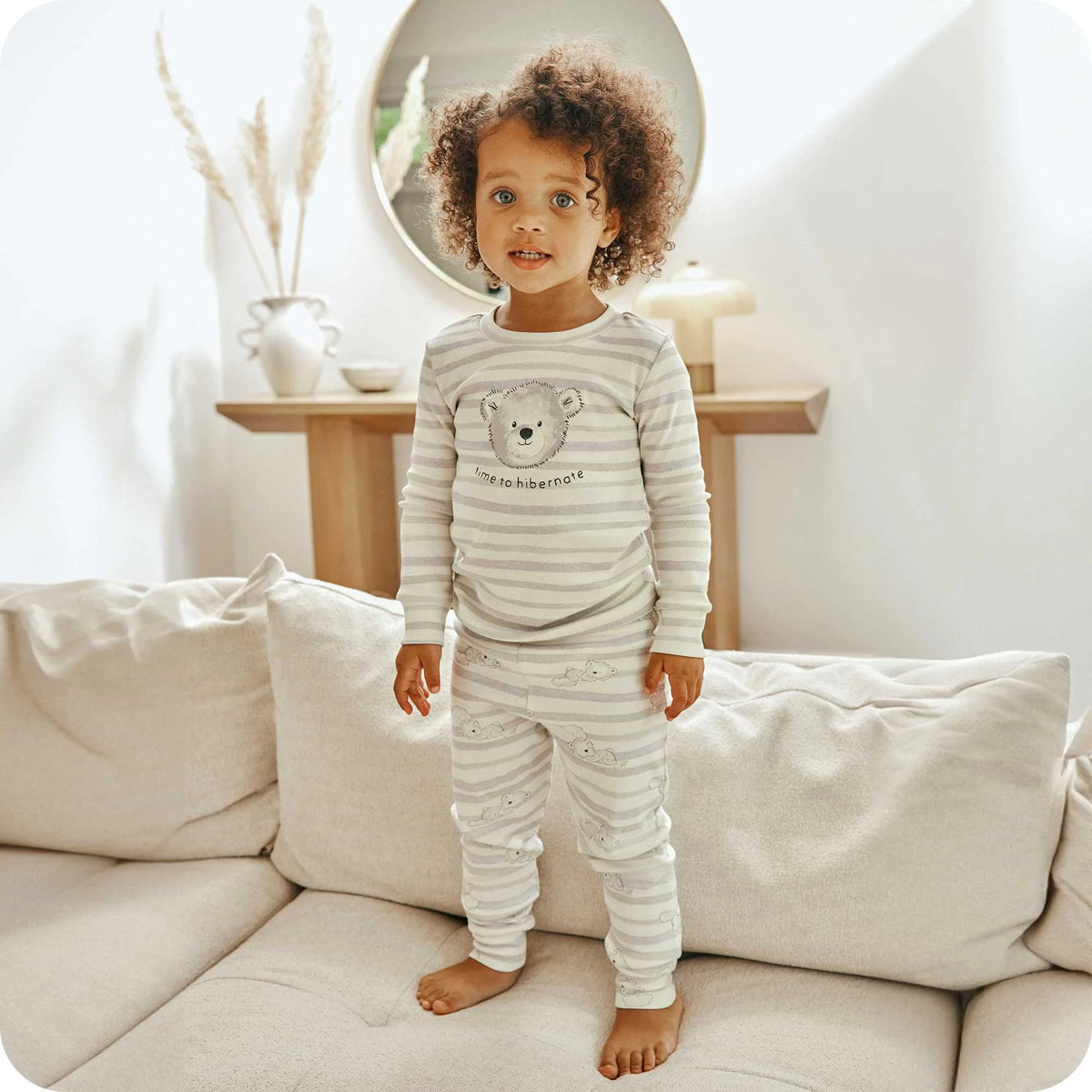 Marshmallow Bear Long Pajamas