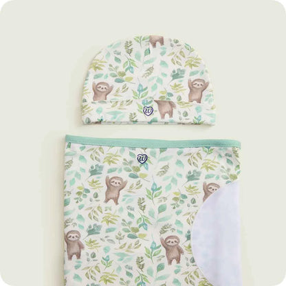 Sloth Swaddle & Beanie Gift Set