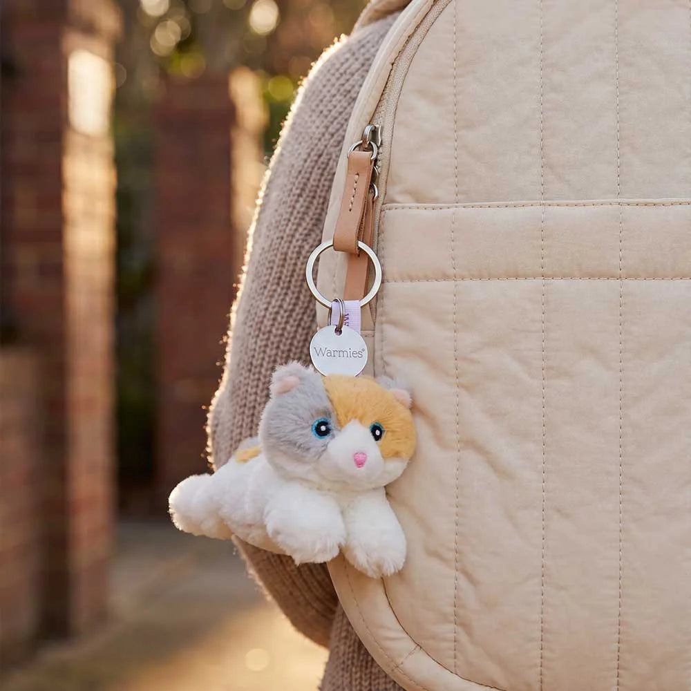 Calico Cat Warmies Mini Bag Charm