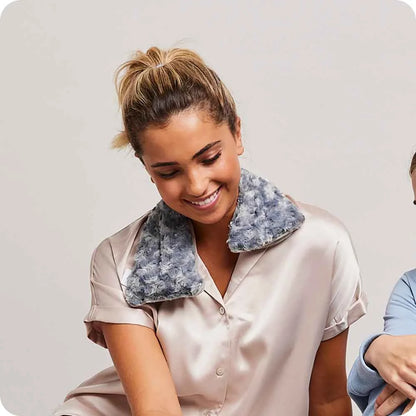 Curly Gray Neck Wrap Warmies