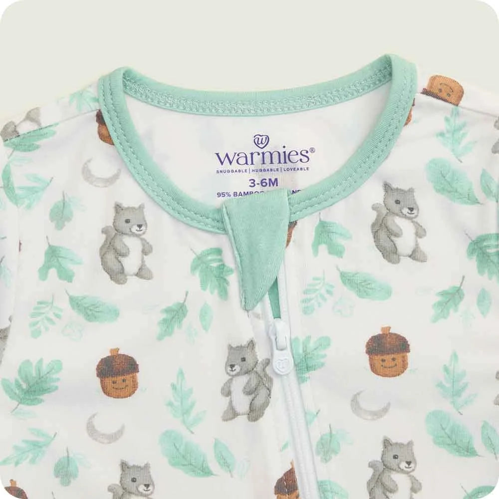 Gray Squirrel Footie Pajamas