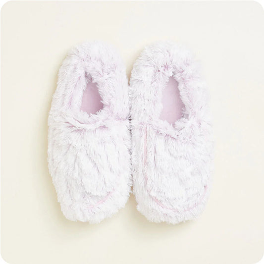 XL Marshmallow Lavender Slippers Warmies
