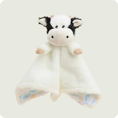 Black and White Cow Lovey Blanket Warmies