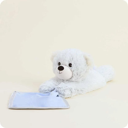 Marshmallow Bear Security Blanket Warmies