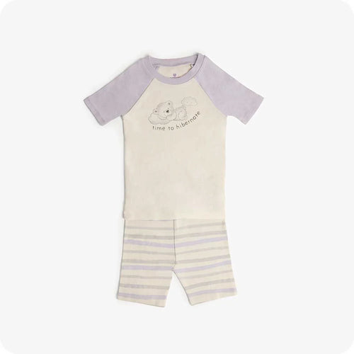Marshmallow Bear Shorties Pajamas