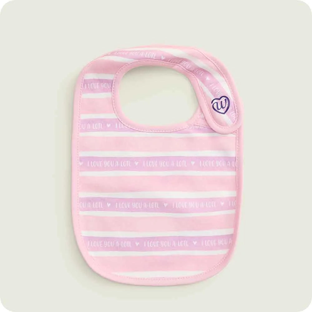 Pink Axolotl Bib Set